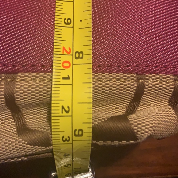 NWT Coach Monogram Handbag and IPad Case Purple/Tan/Brown - Picture 15 of 15